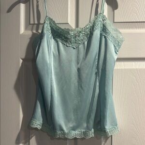 Worthington Green Lace Fitted Camisole